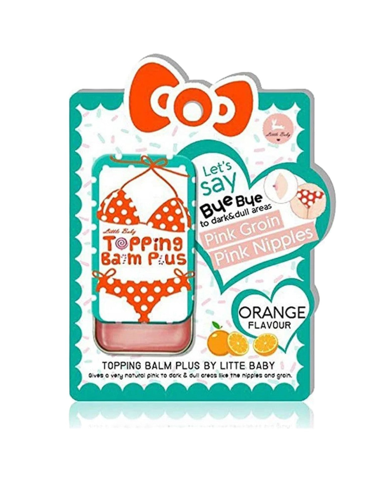 LITTLE BABY TOPPING BALM PLUS NATURE PINK MOUTH PINK NIPPLES ORANGE FLAVOUR 10G