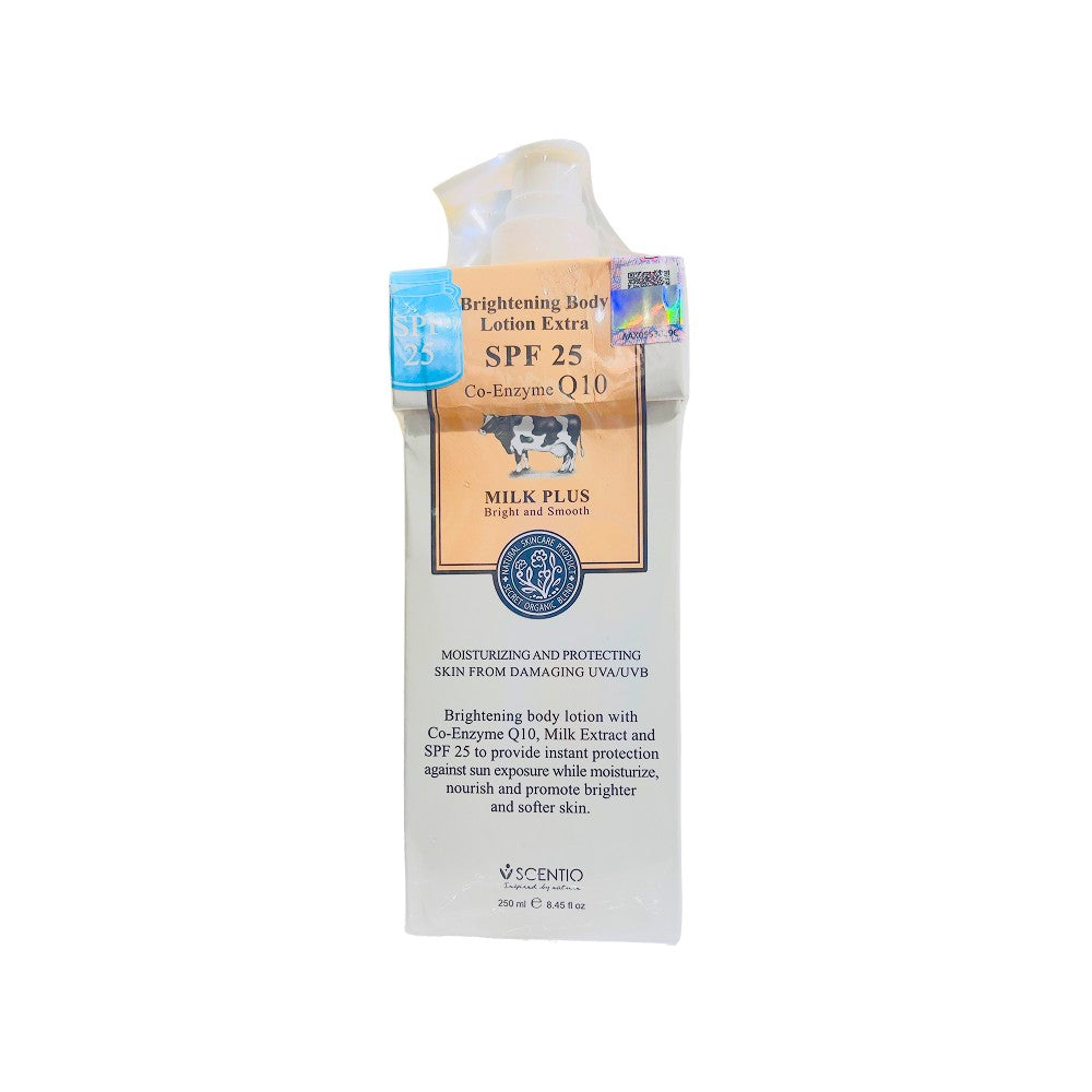 SCENTIO MILK PLUS ORGANIC BODY LOTION EXTRA SPF25 250ML