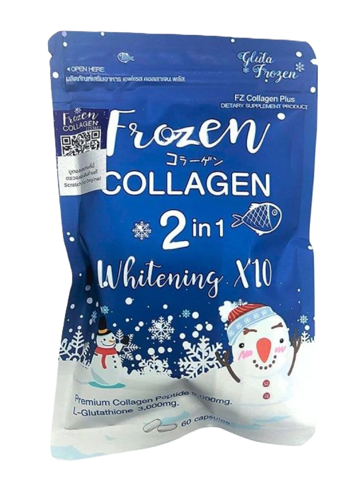 GLUTA FROZEN COLLAGEN 2IN1 WHITENING X10 60 CAPSULE
