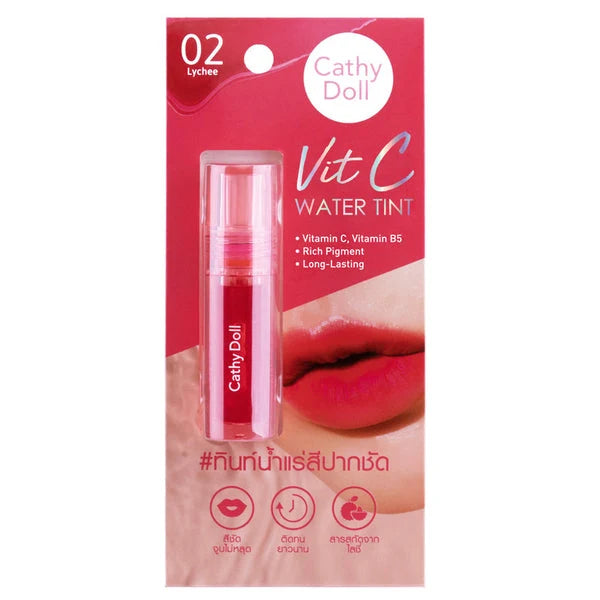 CATHY DOLL VIT C WATER TINT #02 LYCHEE 2.7G