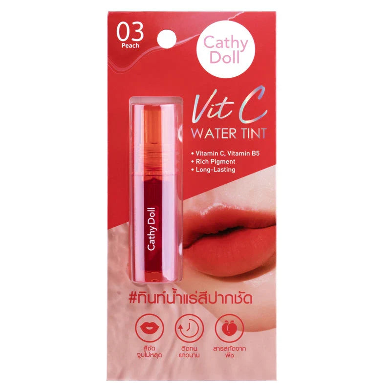 CATHY DOLL VIT C WATER TINT #03 PEACH 2.7G Main image