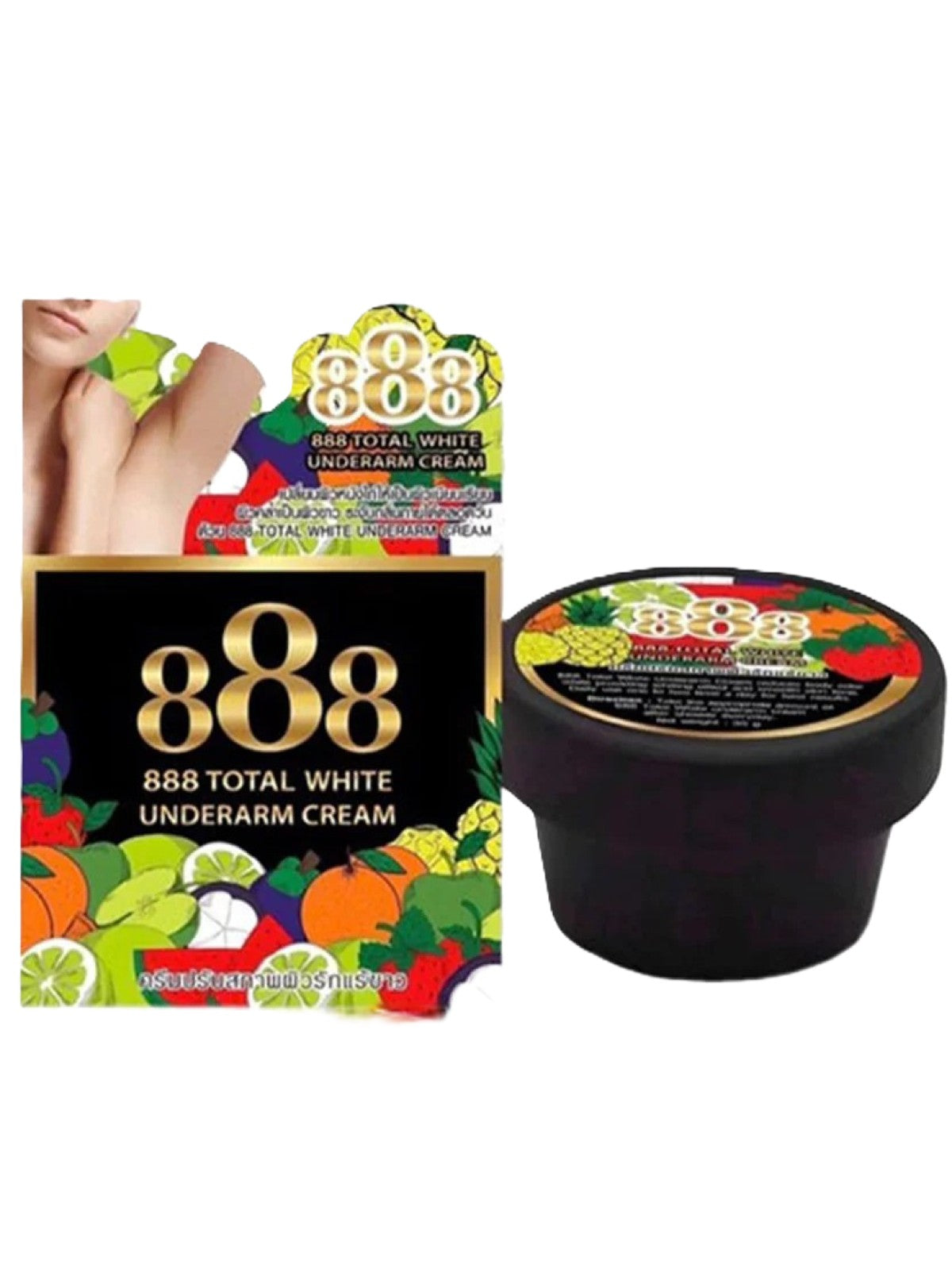 888 TOTAL WHITE UNDERARM CREAM 35G Main image