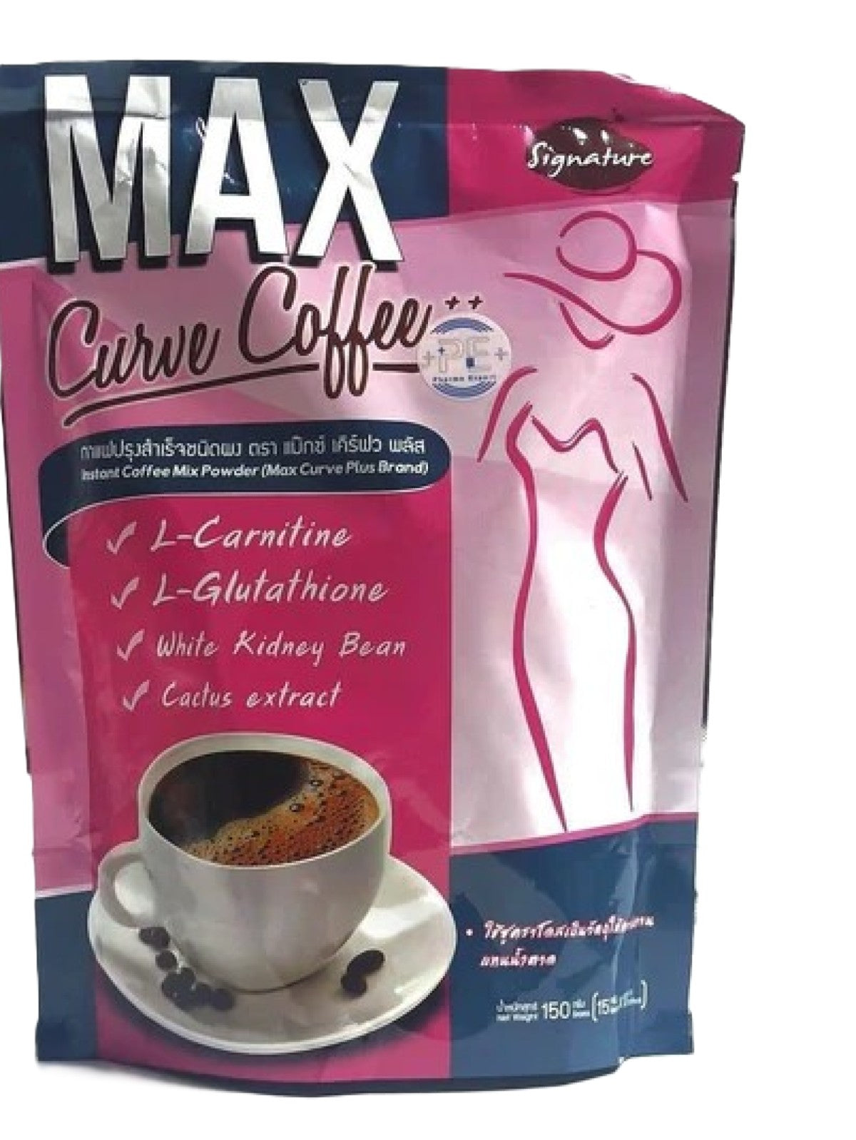 SIGNATURE MAX CURVE COFFEE 10 SACHETS X 15G