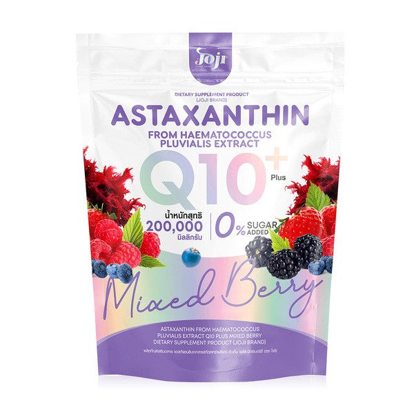 JOJI ASTAXANTHIN Q10 PLUS MIXED BERRY DIETARY SUPPLEMENT PRODUCT 10 PCS X 20G