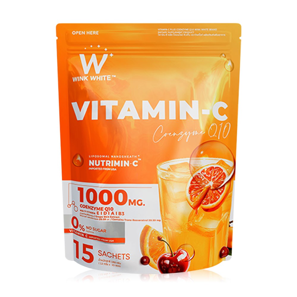 WINK WHITE VITAMIN C 15 SACHETS X 12G