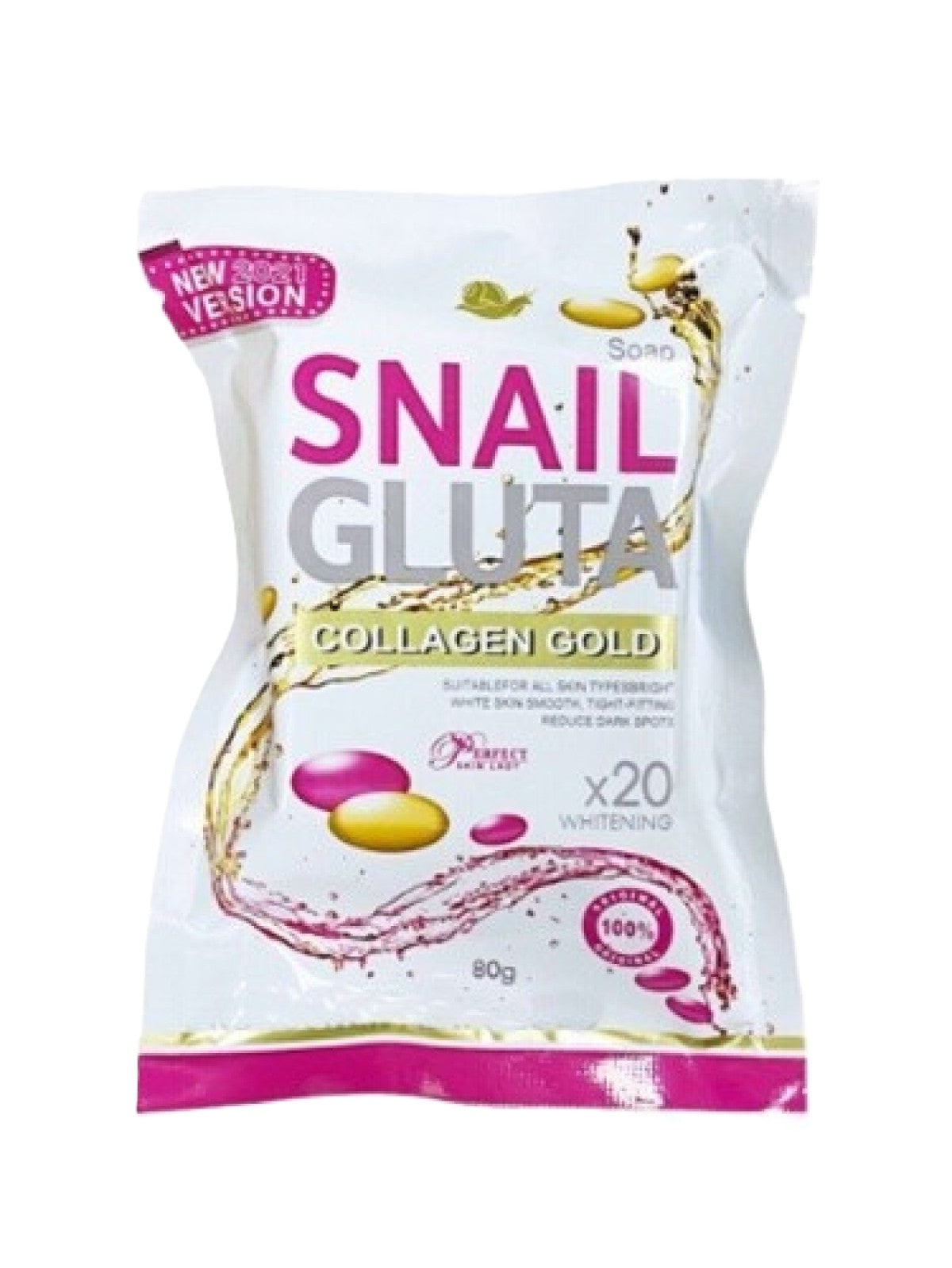 PERFECT SKIN LADY SNAIL GLUTA GOLD + COLLAGEN ARBUTIN 80G