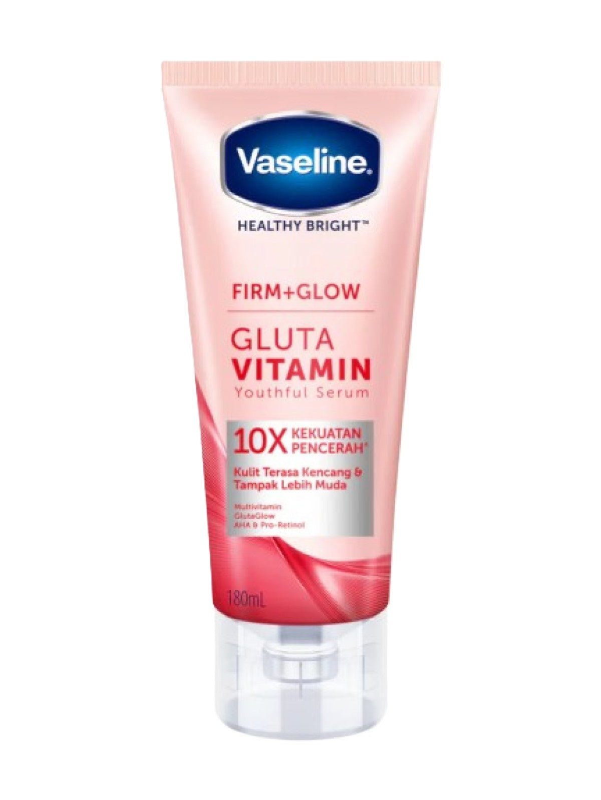 VASELINE HEALTHY BRIGHT FIRM + GLOW GLUTA VITAMIN YOUTHFUL BODY SERUM 180ML