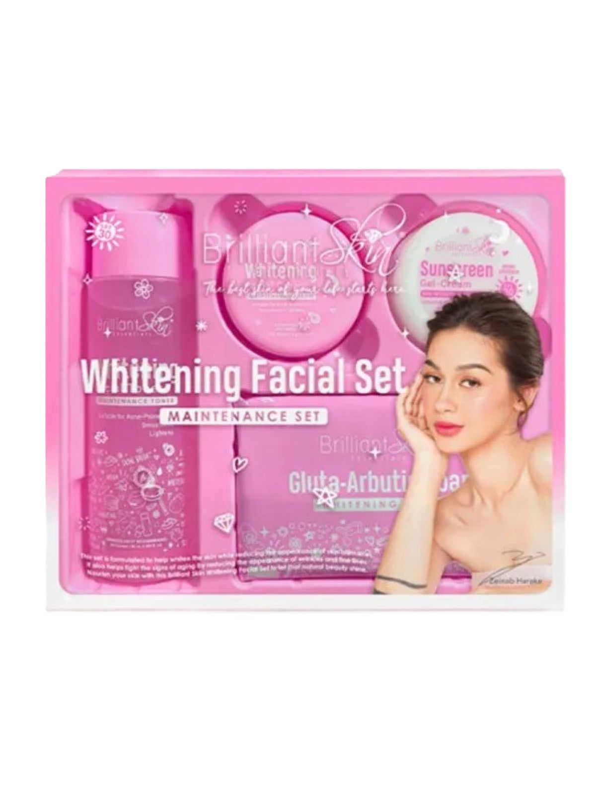 BRILLIANT SKIN ESSENTIALS WHITENING FACIAL SET