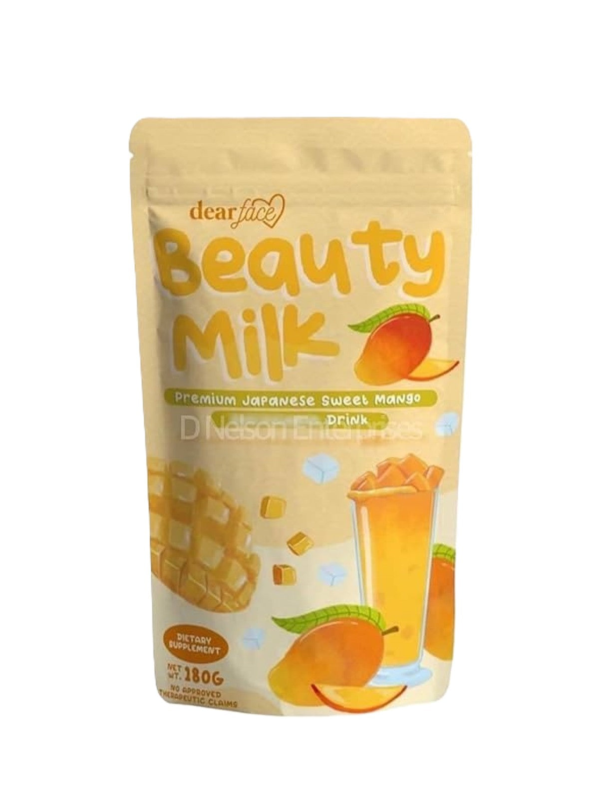 DEAR FACE BEAUTY MILK MANGO 10 SACHETS X 18G