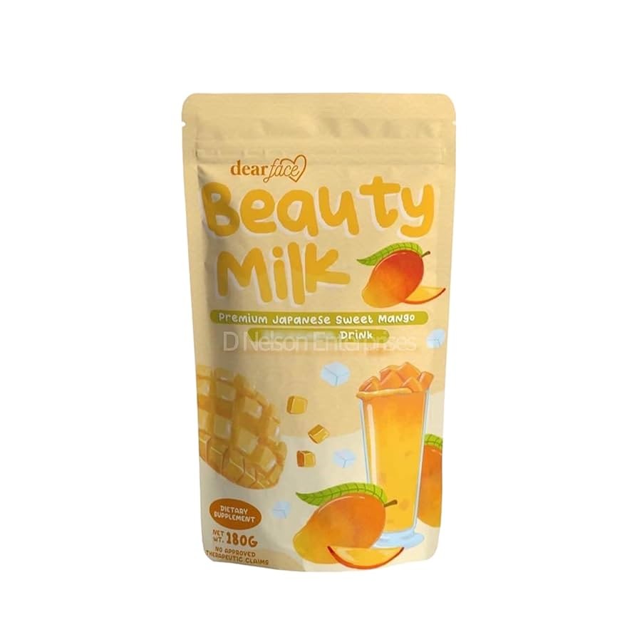 DEAR FACE BEAUTY MILK MANGO 10 SACHETS X 18G Main image