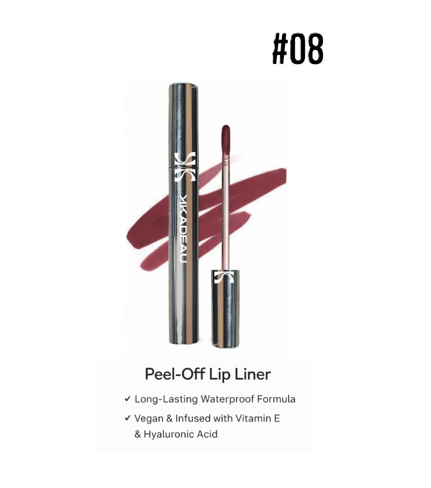 KADEAU'S PEEL OFF LIP-LINER WATERPOOF LIP STAIN WITH VITAMIN E & HYALURONIC ACID, SHADE DUSTPIN-K Main image