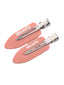 IBEAUTY METAL HAIRGRIPS MAKEUP BANGS CLIP PINK COLOR SET OF 2