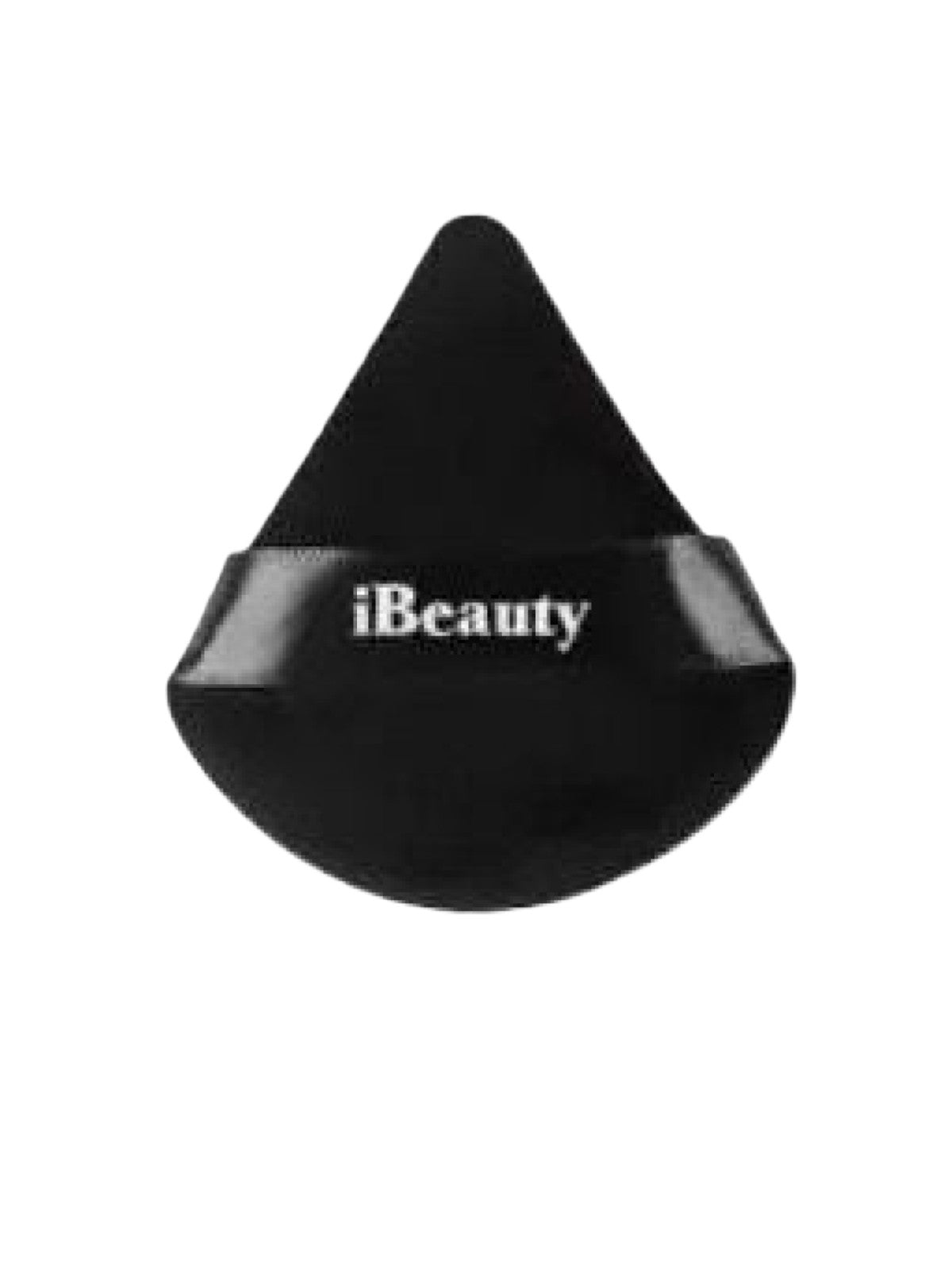 IBEAUTY TRIANGLE POWDER PUFF FACE MAKEUP SPONGE, SOFT VELVET TRIANGULAR DESIGN MAKEUP POWDER PUFFS, FOR LOOSE POWDER BODY POWDER COSMETIC FOUNDATION BEAUTY SPONGE - BLACK