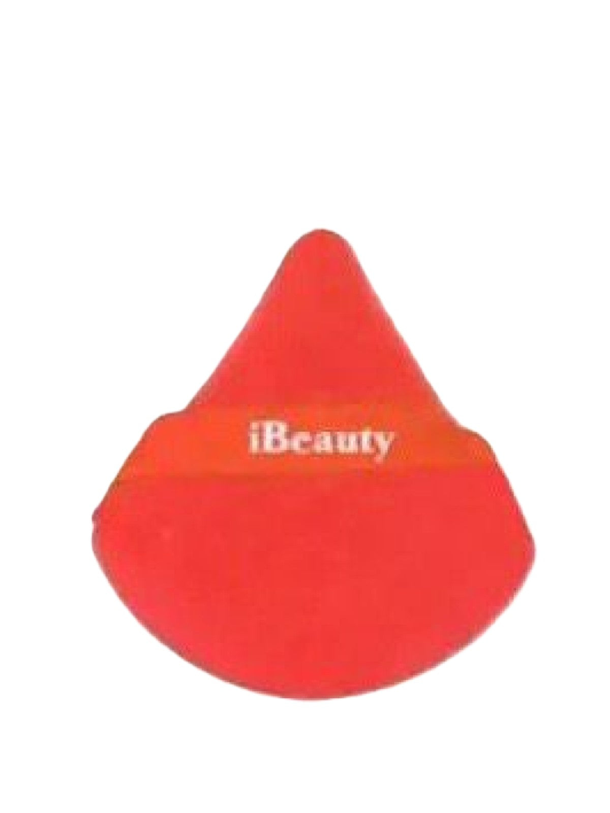 IBEAUTY TRIANGLE POWDER PUFF FACE MAKEUP SPONGE, SOFT VELVET TRIANGULAR DESIGN MAKEUP POWDER PUFFS, FOR LOOSE POWDER BODY POWDER COSMETIC FOUNDATION BEAUTY SPONGE - RED