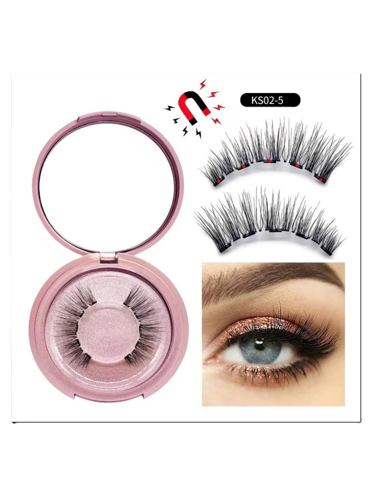 IBEAUTY MAGNETIC KS02 EYELINER AND EYELASHES Main image