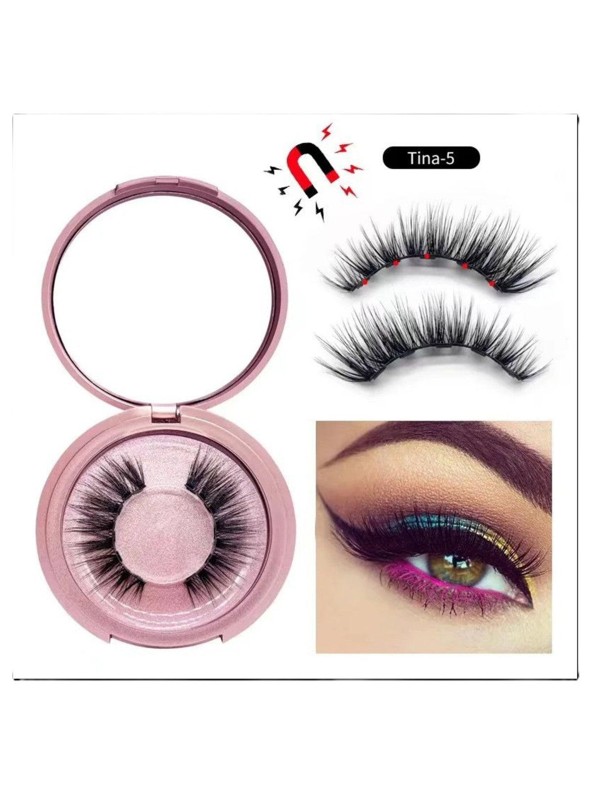 IBEAUTY MAGNETIC TINA EYELINER AND EYELASHES Main image