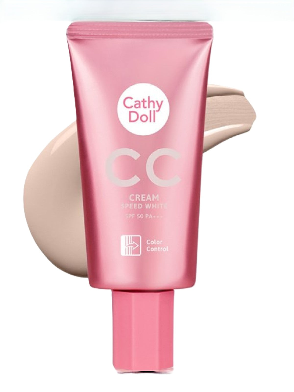 CATHY DOLL CC CREAM SPEED WHITE SPF50 PA+++ COLOR CONTROL #1 LIGHT BEIGE 50G