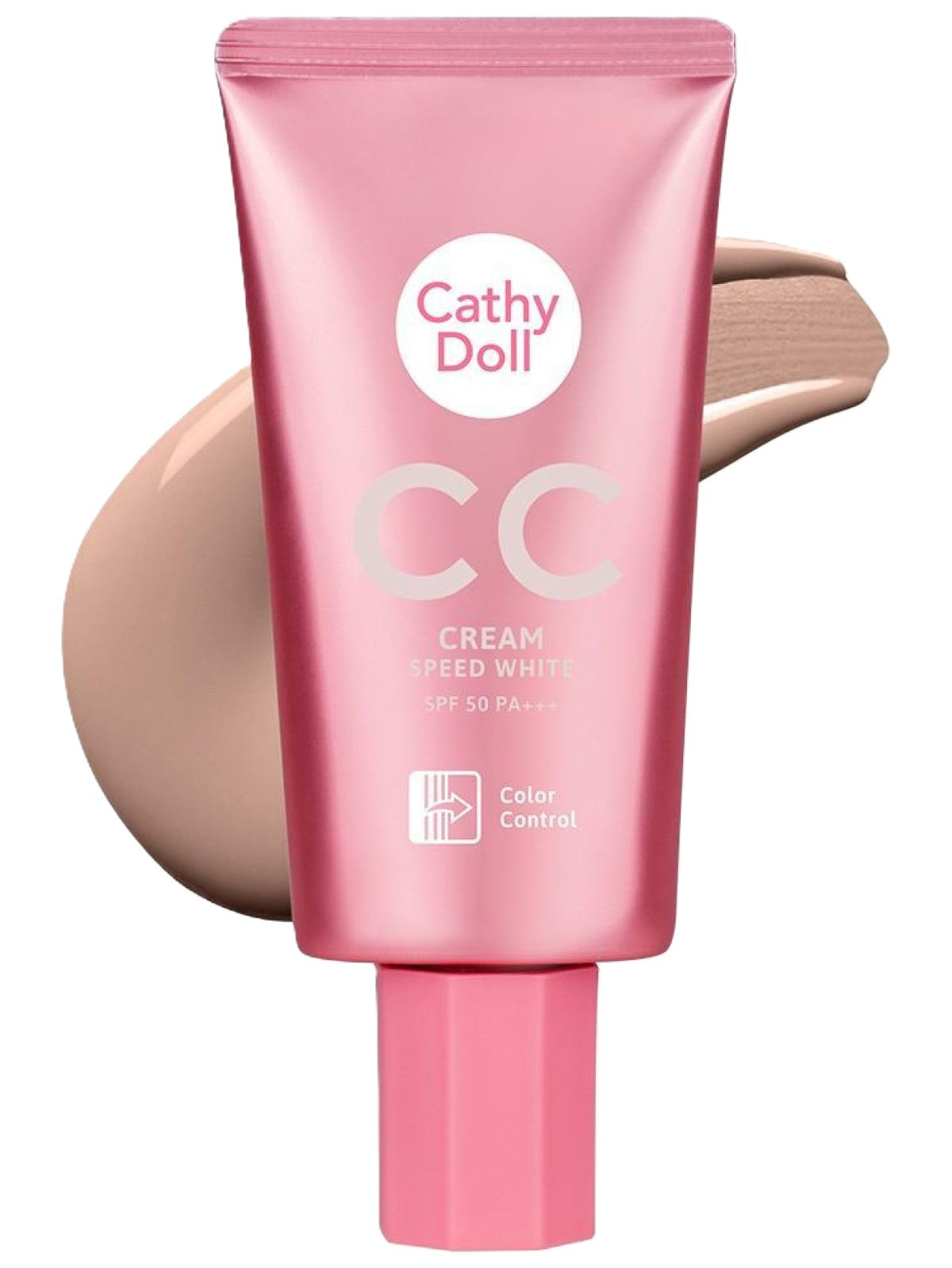 CATHY DOLL CC CREAM SPEED WHITE SPF50 PA+++ COLOR CONTROL #3 MEDIUM BEIGE 50G