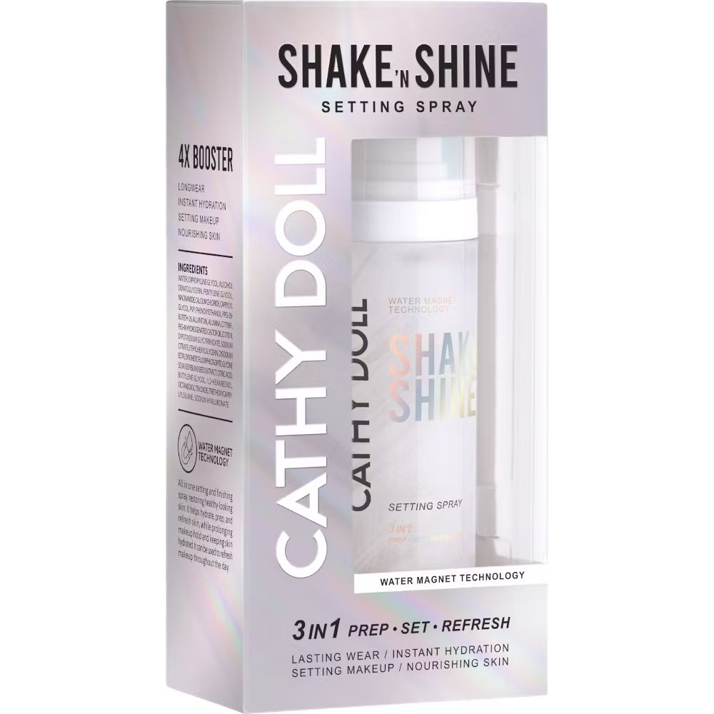 CATHY DOLL SHAKE'N SHINE SETTING SPRAY 3 IN 1 PREP.SET.REFRESH 50ML