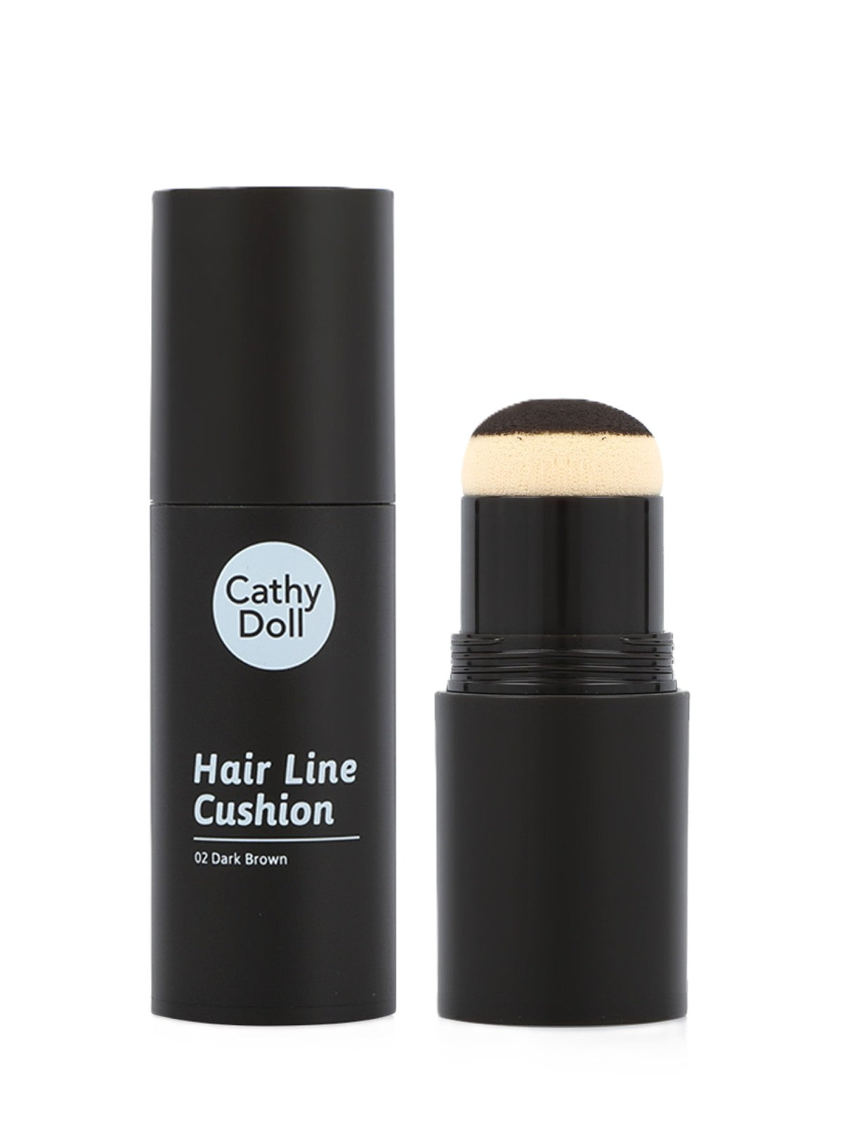 CATHY DOLL HAIR LINE CUSION #02 DARK BROWN 2G