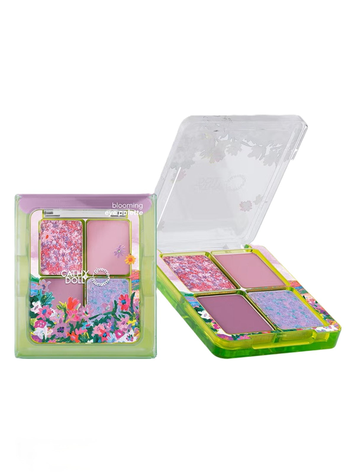 CATHY DOLL BLOOMING EYE PALETTE MAUVE FROZEN 1.8G