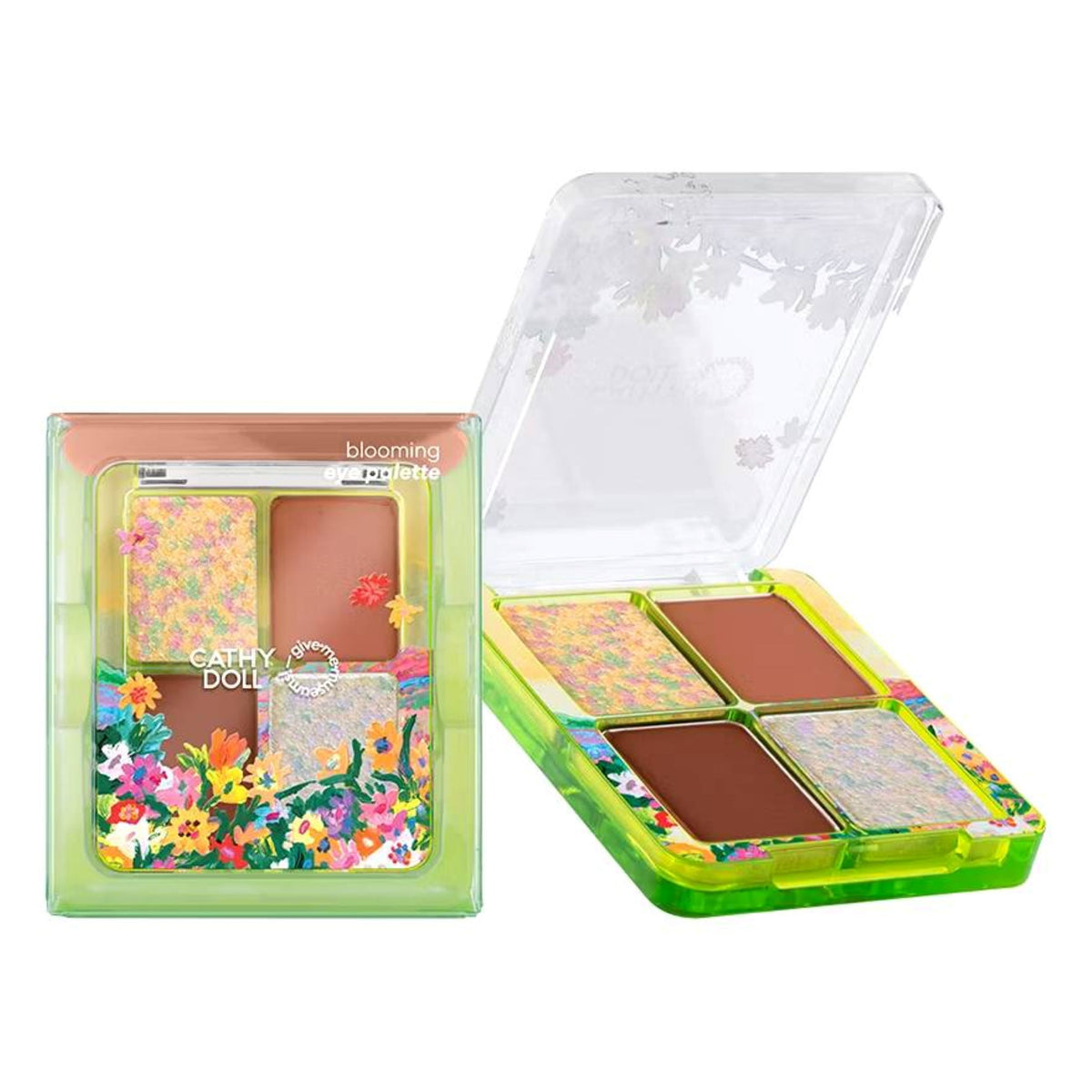 Cathy Doll Blooming Eyeshadow Palette, Autumn Beige Color, 1.8 grams