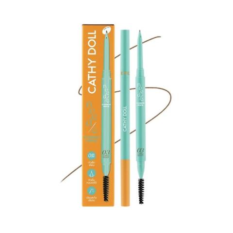 CATHY DOLL NEEDLE EYEBROW PENCIL 03 COFFEE BROWN 0.028G Main image