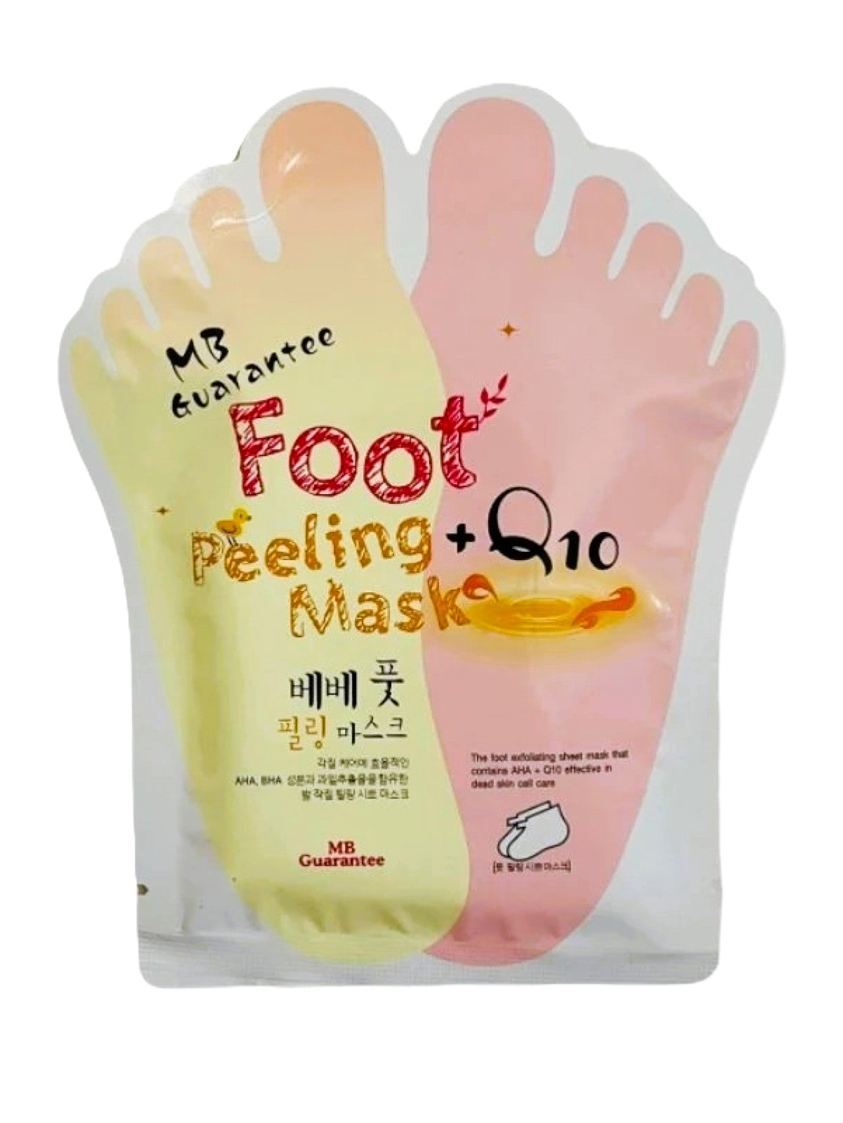 MB GUARANTEE FOOT PEELING MASK + Q10 25G