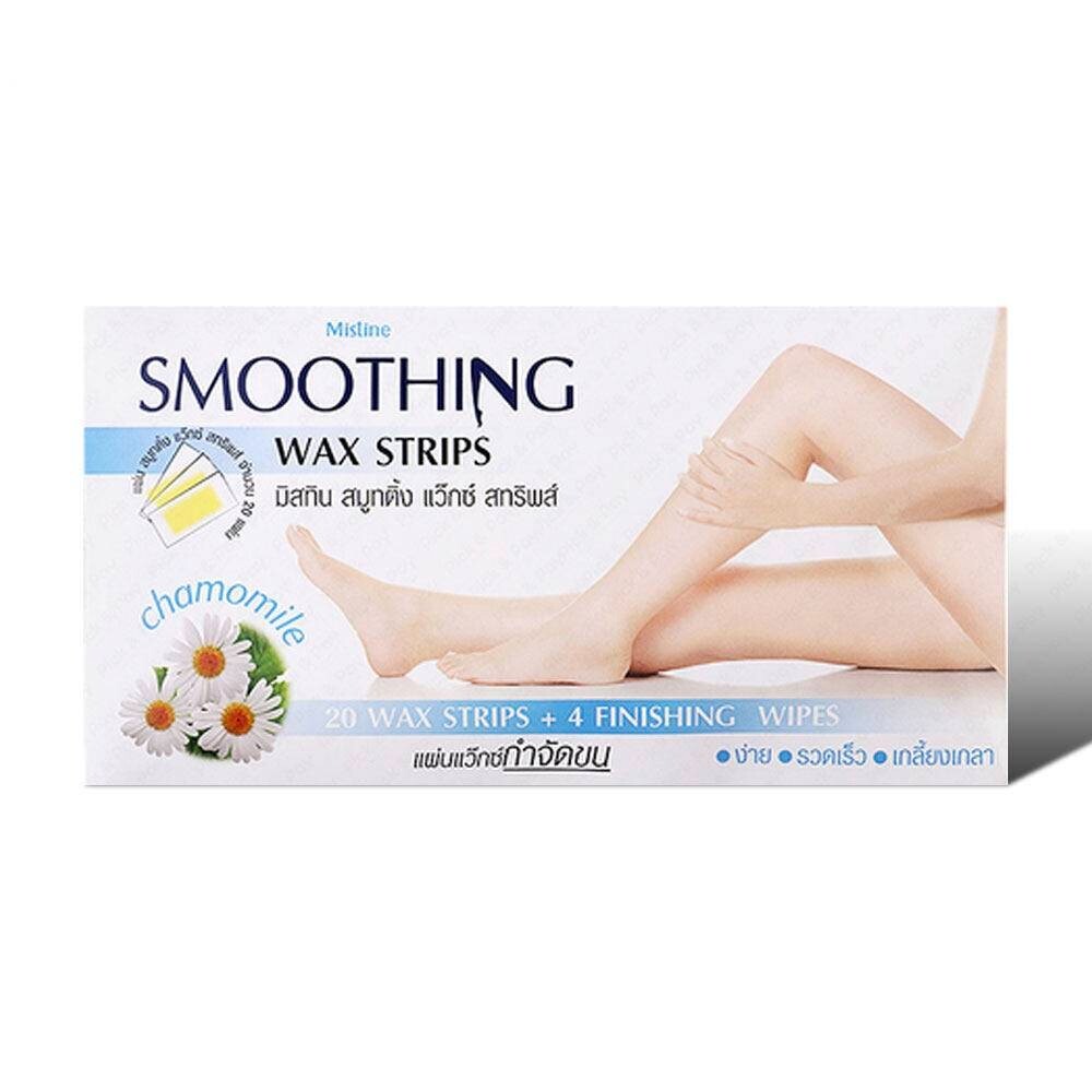 MISTINE SMOOTHING WAX STRIPS + 4 FINISHING WIPES