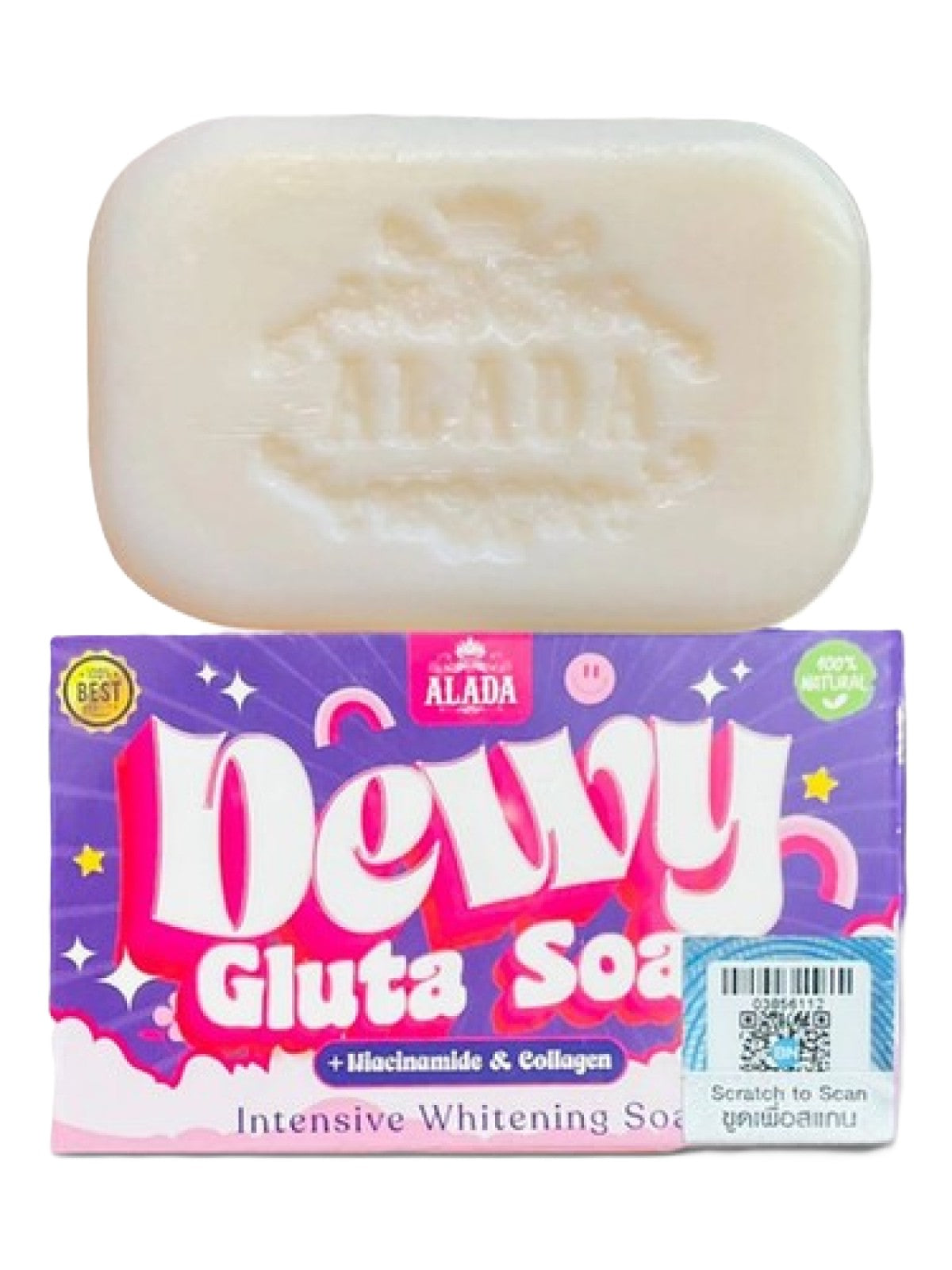 ALADA DEWY GLUTA SOAP + NIACINAMIDE & COLLAGEN 70G Main image