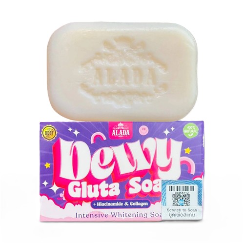 ALADA DEWY GLUTA SOAP + NIACINAMIDE & COLLAGEN 70G