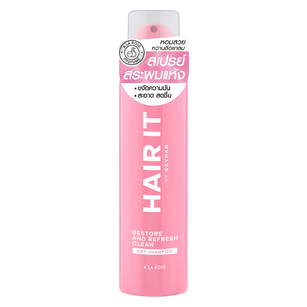 HAIR IT BY SAYPAN RESTORE AND REFRESH CLEAN DRY SHAMPOO A LA ROSE 150ML
