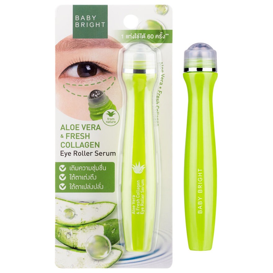 BABY BRIGHT ALOE VERA AND FRESH COLLAGEN EYE ROLLER SERUM 15 ML Main image