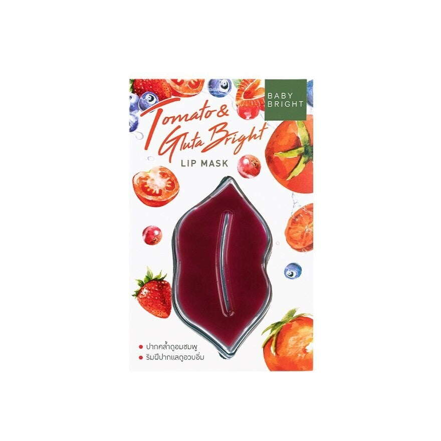 BABY BRIGHT TOMATO AND GLUTA BRIGHT LIP MASK 10G