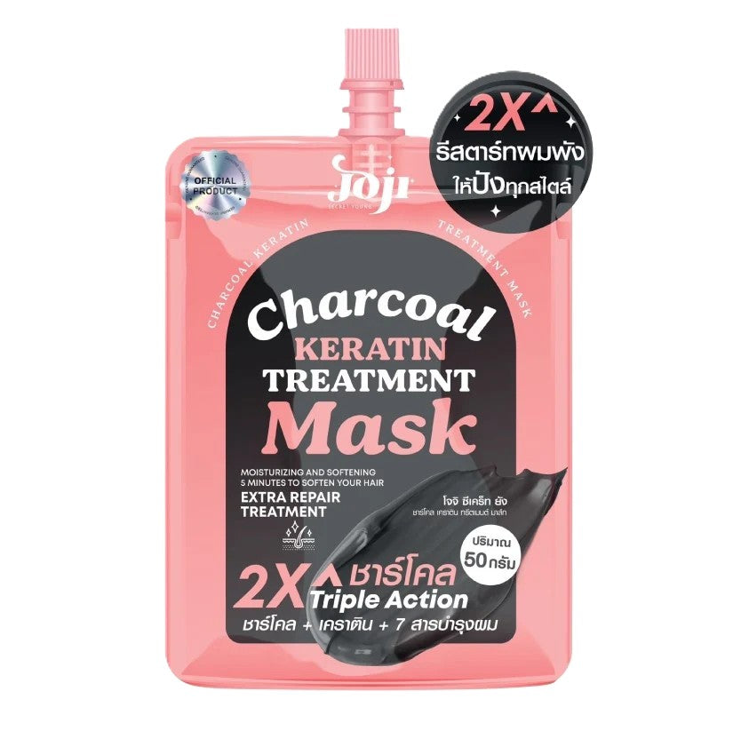 JOJI CHARCOAL KERATIN TREATMENT MASK 50G