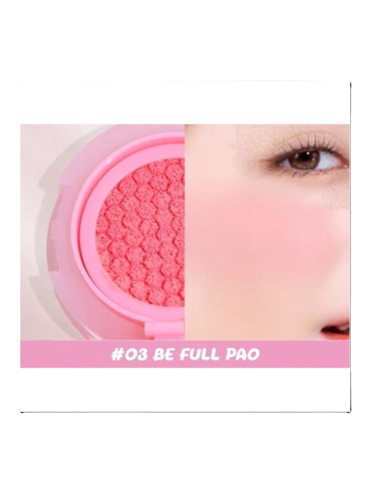 SIVANNA COLORS PAO PAO DEWY CUSHION BLUSH #03 BE FULL PAO 5G
