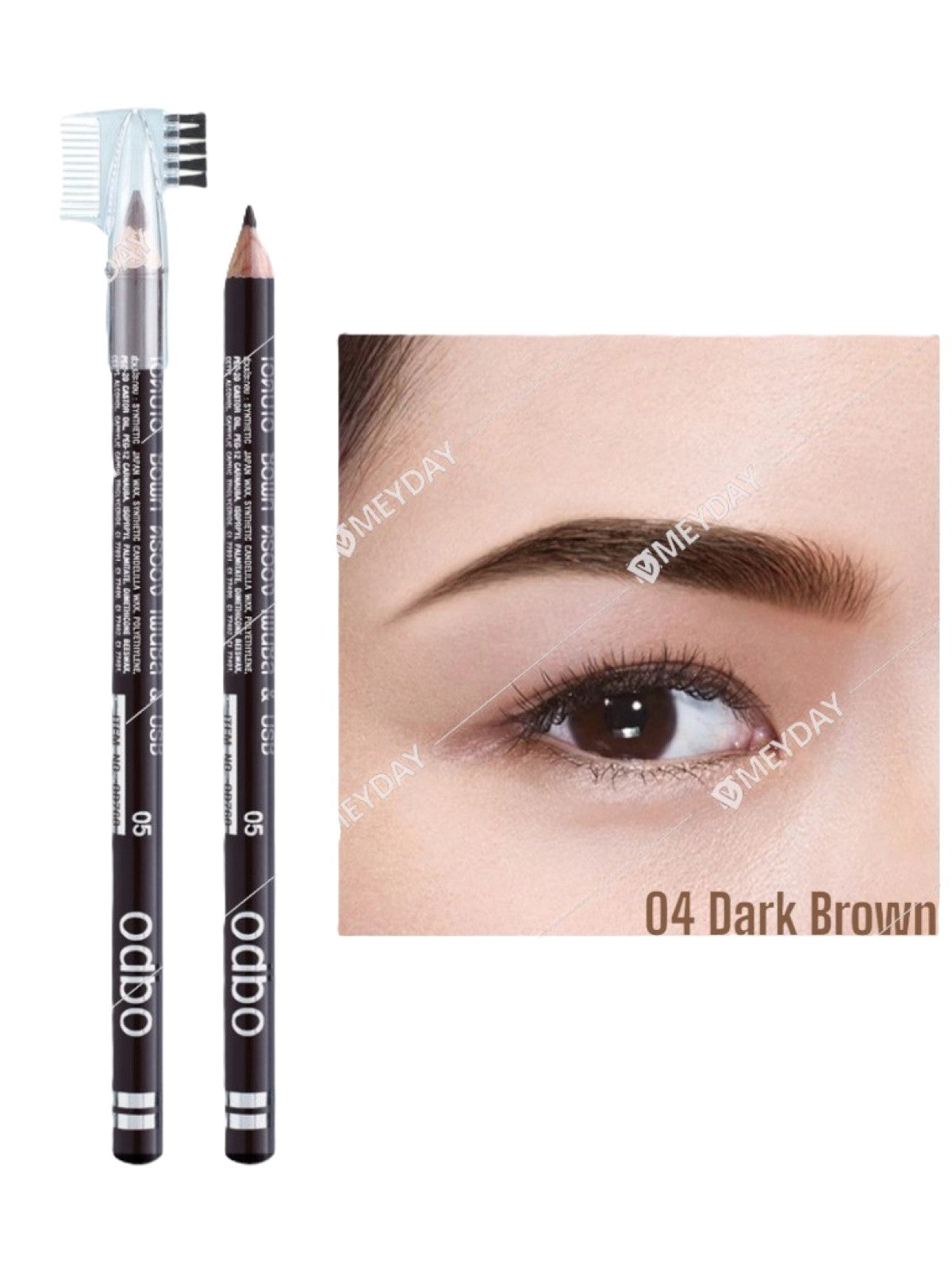 ODBO SOFT DRAWING PENCIL AND BRUSH OD760 #04 DARK BROWN Main image