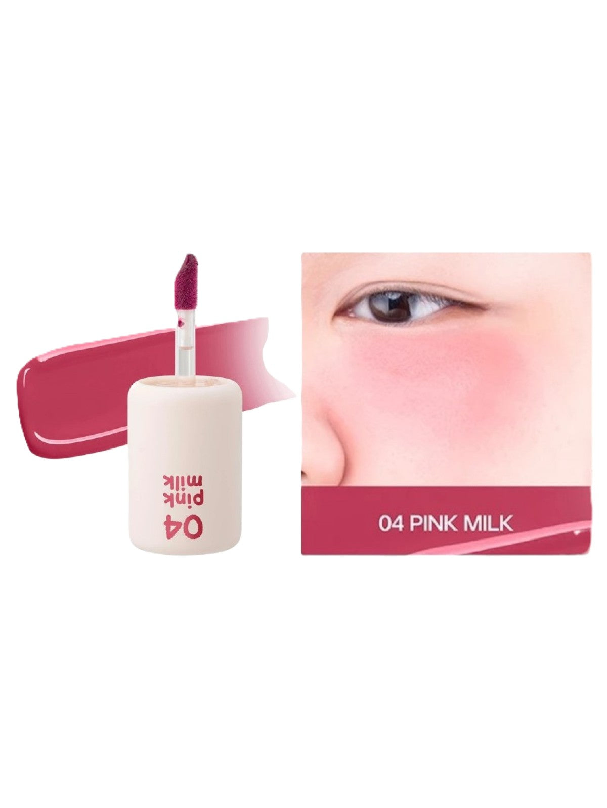 ODBO CLOUDY LASTING BLUSH #04 PINK MILK