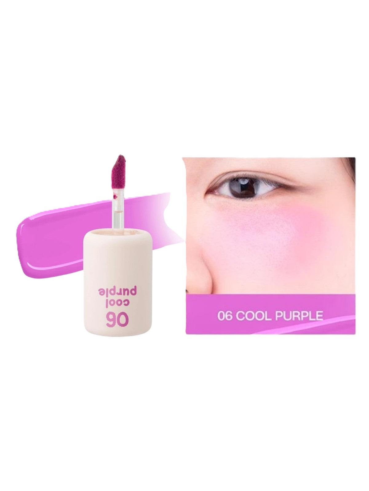 ODBO CLOUDY LASTING BLUSH #06 COOL PURPLE