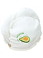 AVOCADO WHITE MICROFIBER HAIR TOWEL FOR QUICK DRYING