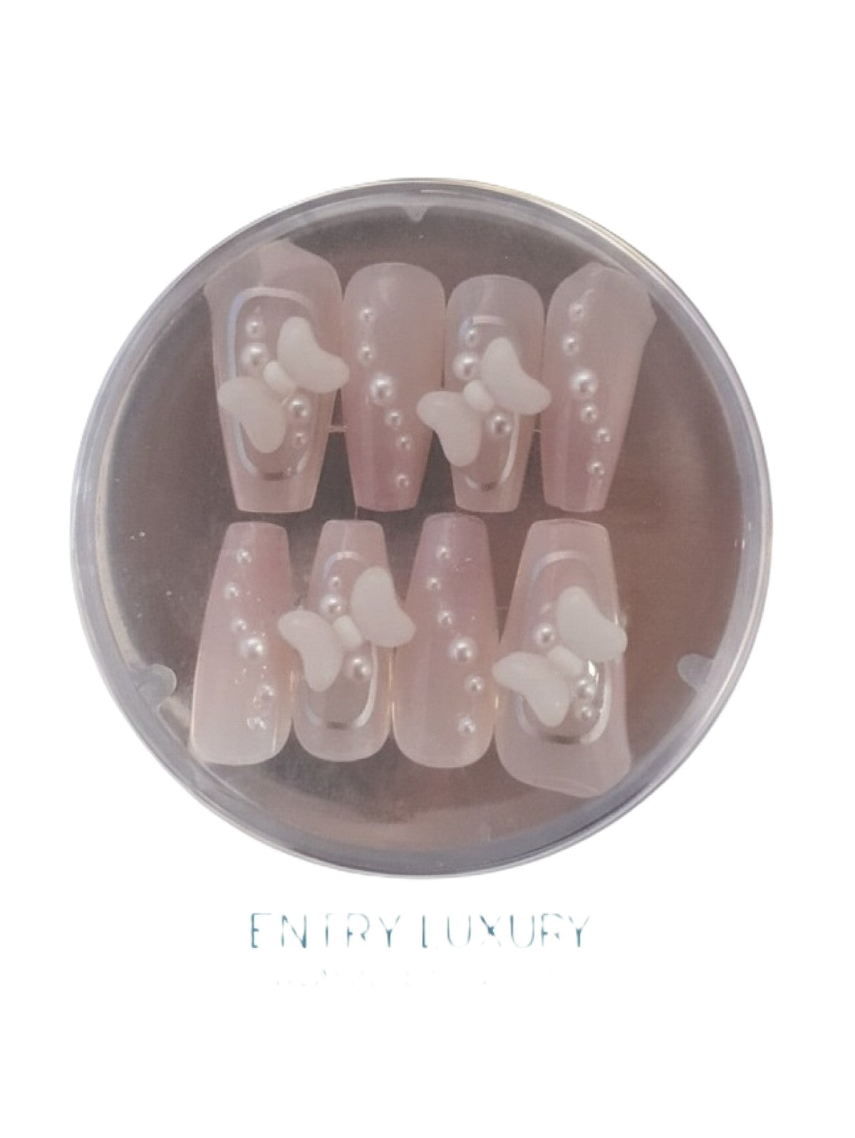 ULTRA SOFT ANG EXQUISITE HANDMADE ENTRY LUXURY WEARABLE MANICURE RIBBON DESIGN 24 PCS Main image