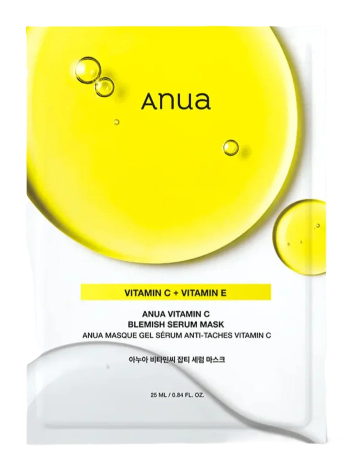 ANUA VITAMIN C BLEMISH SERUM MASK 25ML Main image