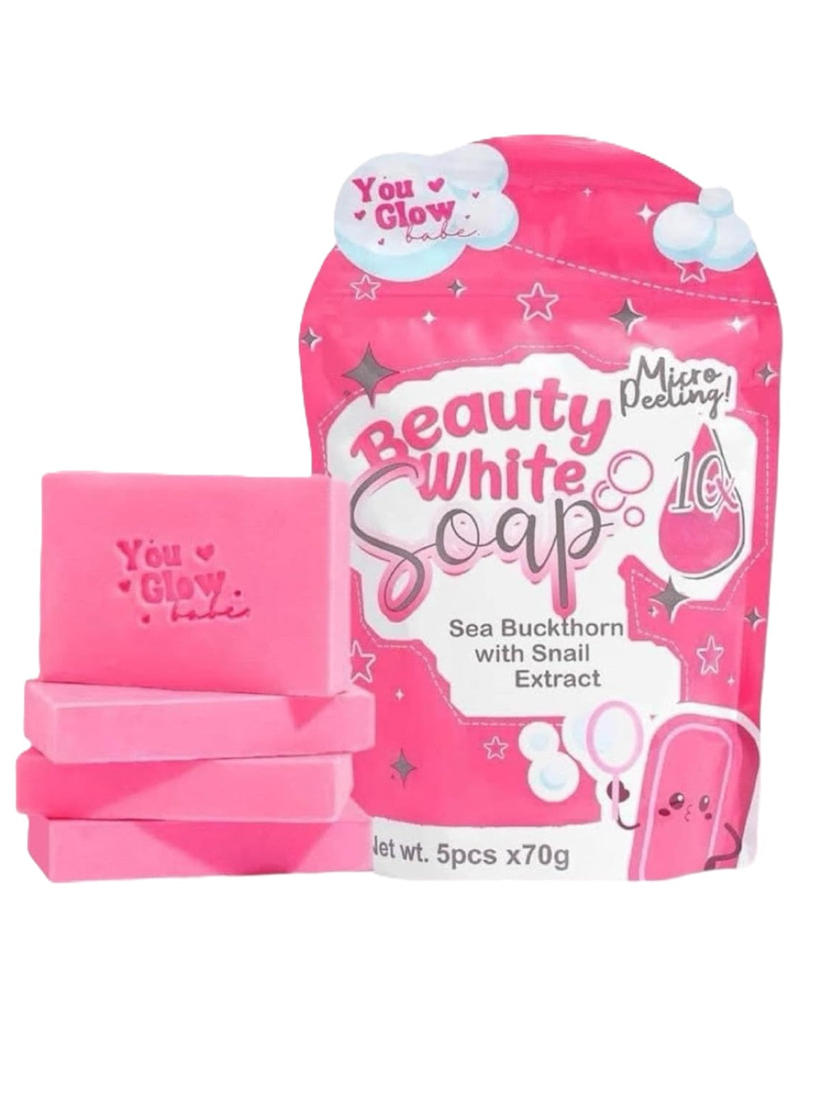 YOU GLOW BABE BEAUTY WHITE SOAP 5 PCS X 70G Main image