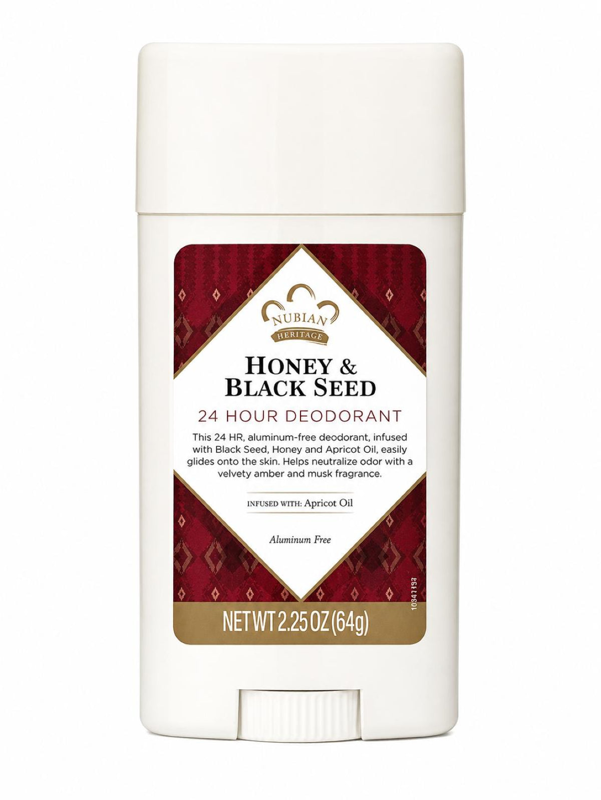 NUBIAN HONEY AND BLACK SEED 24 HOUR DEODORANT 64G Main image