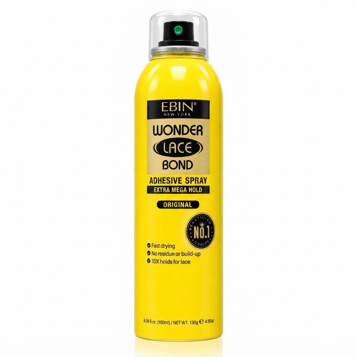 EBIN WONDER LACE BOND ADHESIVE SPRAY- EXTRA MEGA HOLD ORIGINAL 180ml