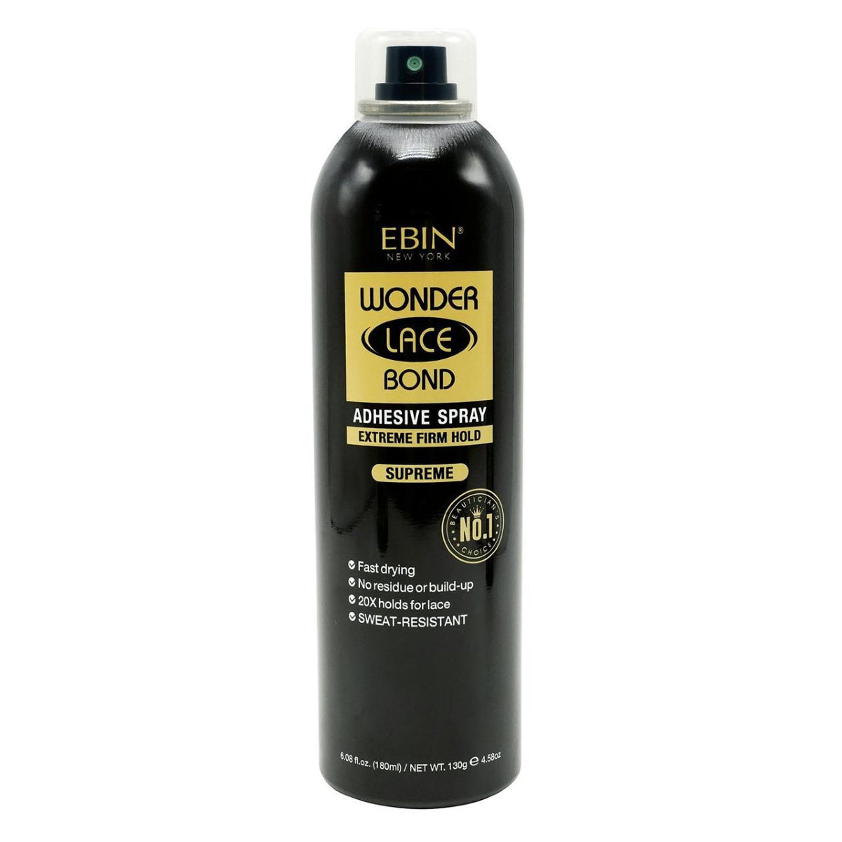 EBIN WONDER LACE BOND ADHESIVE SPRAY EXTREME FIRM HOLD SUPREME 180ML